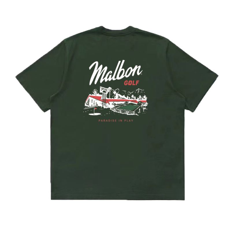 말본 Malbon golf 골프 웨어 티셔츠 
