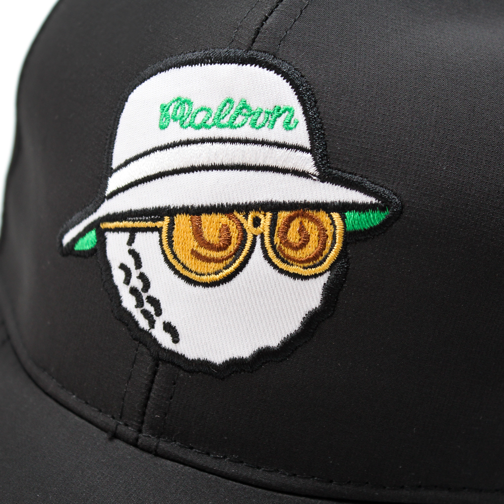 マルボンキャップ メンズ ゴルフ 帽子 UVカット 紫外線対策 日焼け防止 深め つば広 ベースボールキャップ ロゴキャップ スポーツ