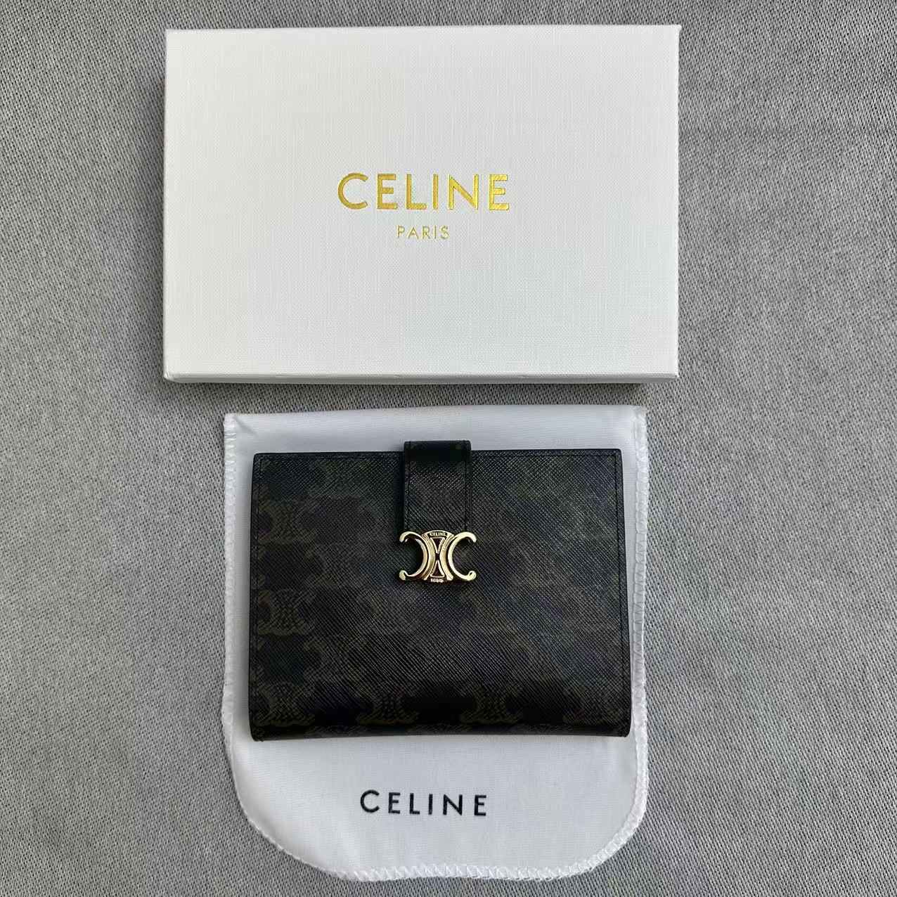 CELINE セリーヌ レディース財布 三つ折り財布 小物入れ 軽量