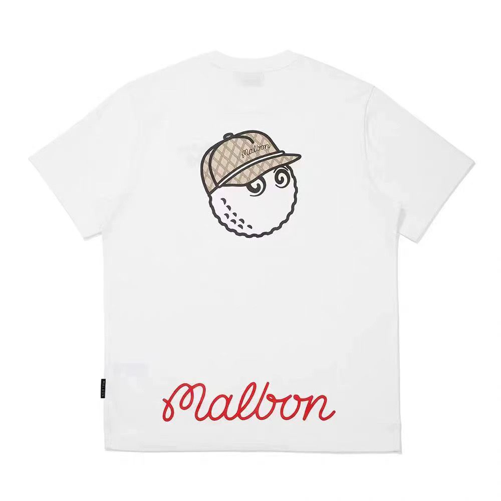말본 Malbon golf 골프 웨어 티셔츠 
