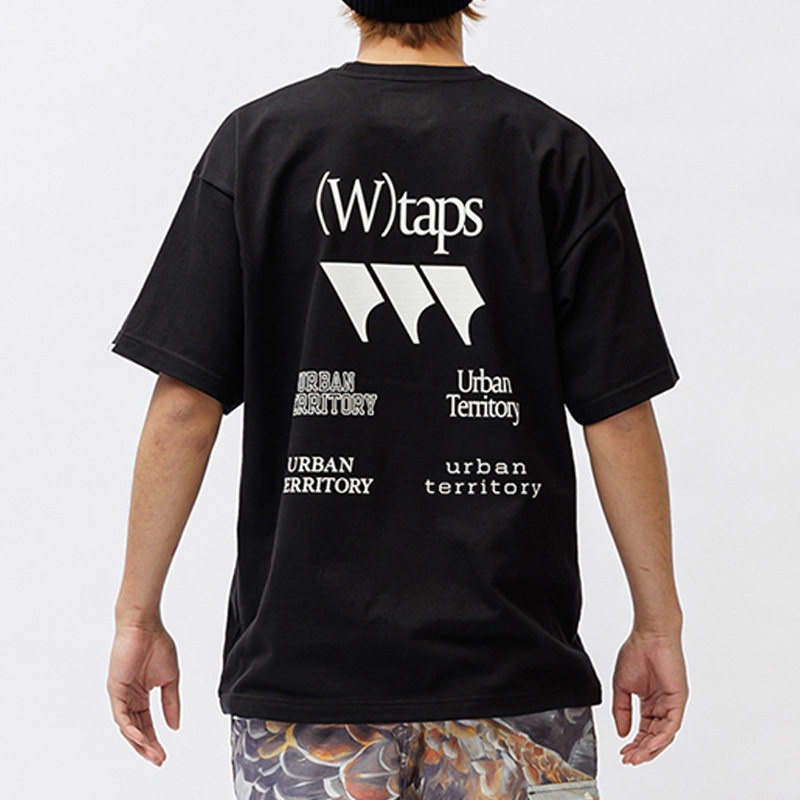 [Copy]WTAPS（ダブルタップス） Tシャツ 半袖 コットン ホワイト ブラック