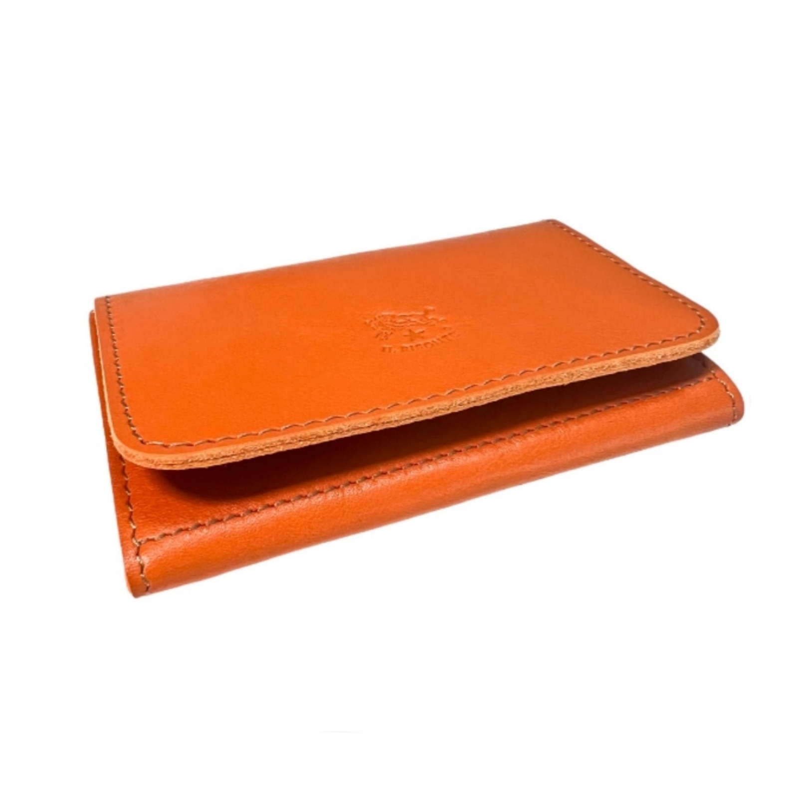 イルビゾンテ IL BISONTE 名刺入れ カードケース 名刺クリップ 2つ折り レザー 名刺ケース 牛革 ブランド カード入れ 大容量 薄型 おしゃれ ビジネス メンズ レディース ブラック ブラウン