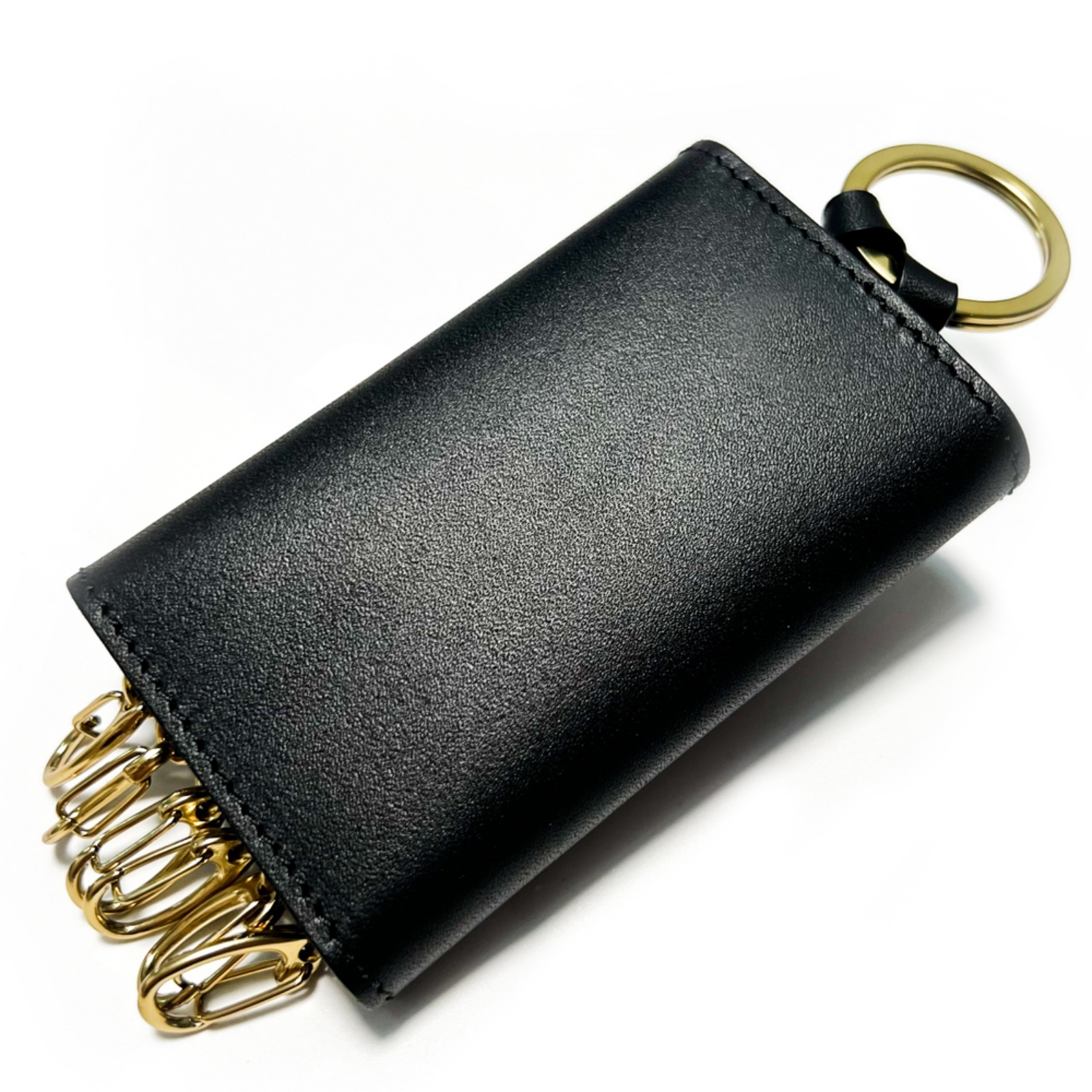 イルビゾンテ iL Bisonteキーケース SKH045 PG0001レザーキーケース スマートキー 6連 キーリング付き カードケース付き キーホルダー メンズ レディース ユニセックス 本革 プレゼント 