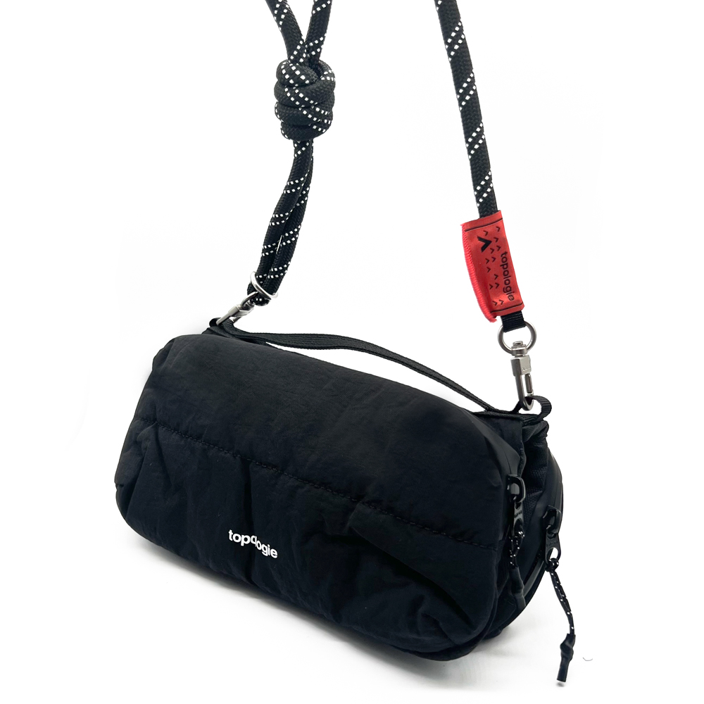 Topologie Bottle Sacoche トポロジー ボトルサコッシュ ストラップ付き ショルダーバッグ ブラック グリーン シルバー パープル レッド オフホワイト