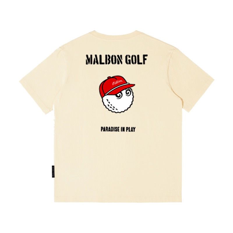 말본 Malbon golf 골프 웨어 티셔츠 