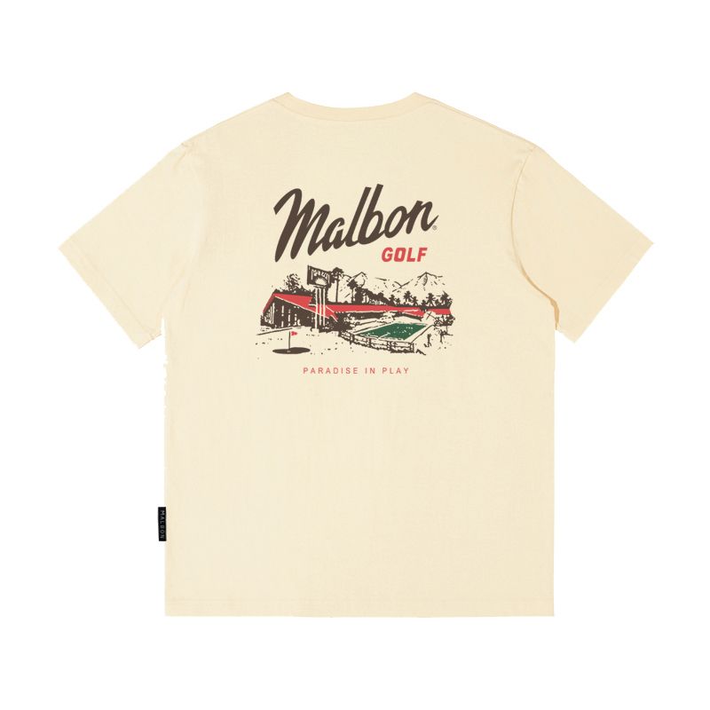말본 Malbon golf 골프 웨어 티셔츠 