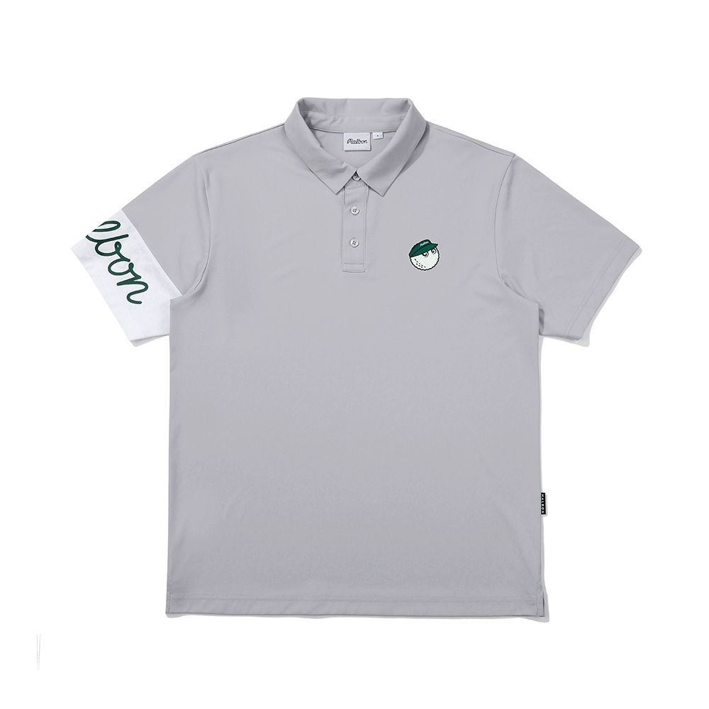 マルボンゴルフ malbon golf ゴルフウェア ポロシャツ トップス 半袖 メンズ