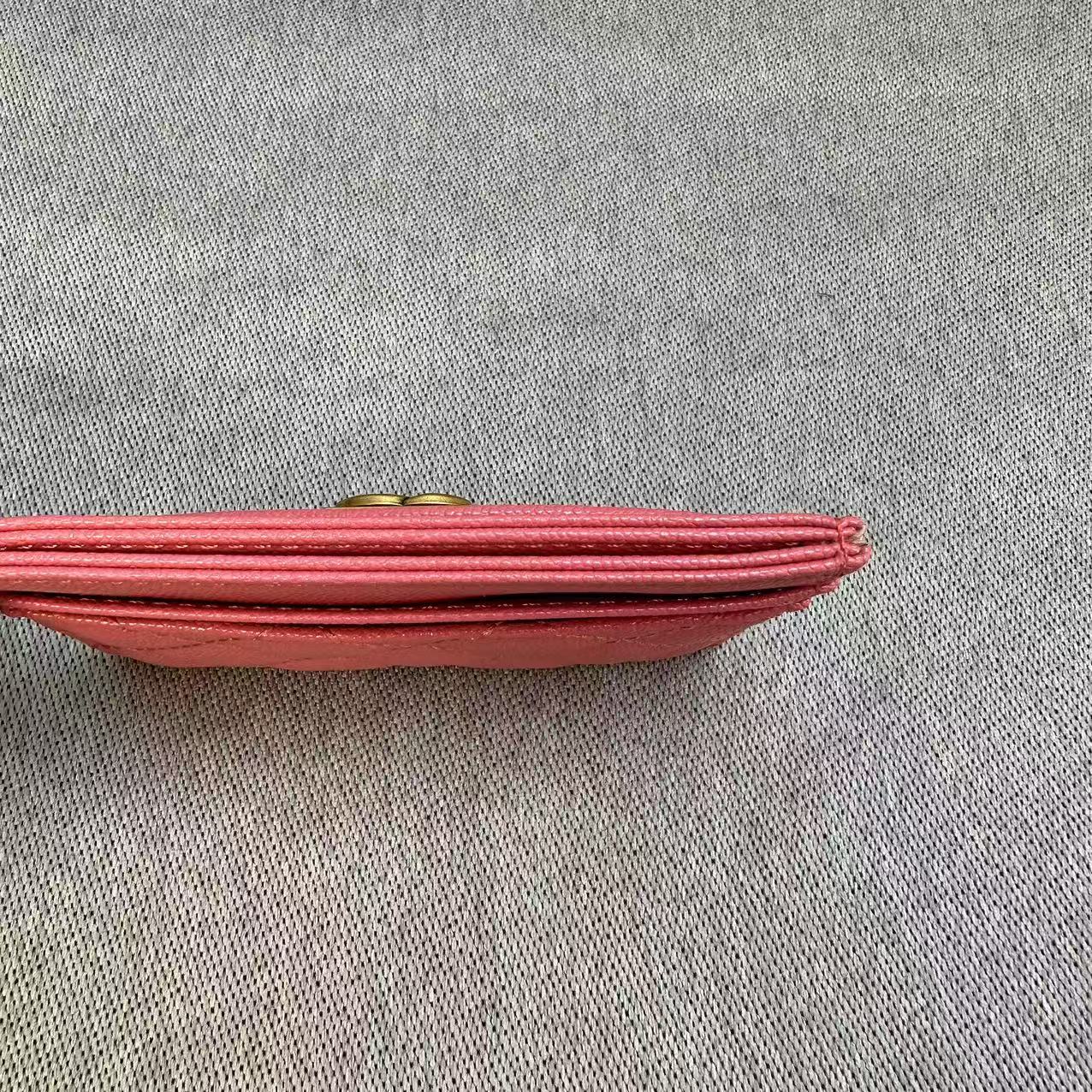 シャネル CHANEL ボーイ カードケース タイムレス クラシックライン 名刺入れ 定期入れ グレインカーフレザー