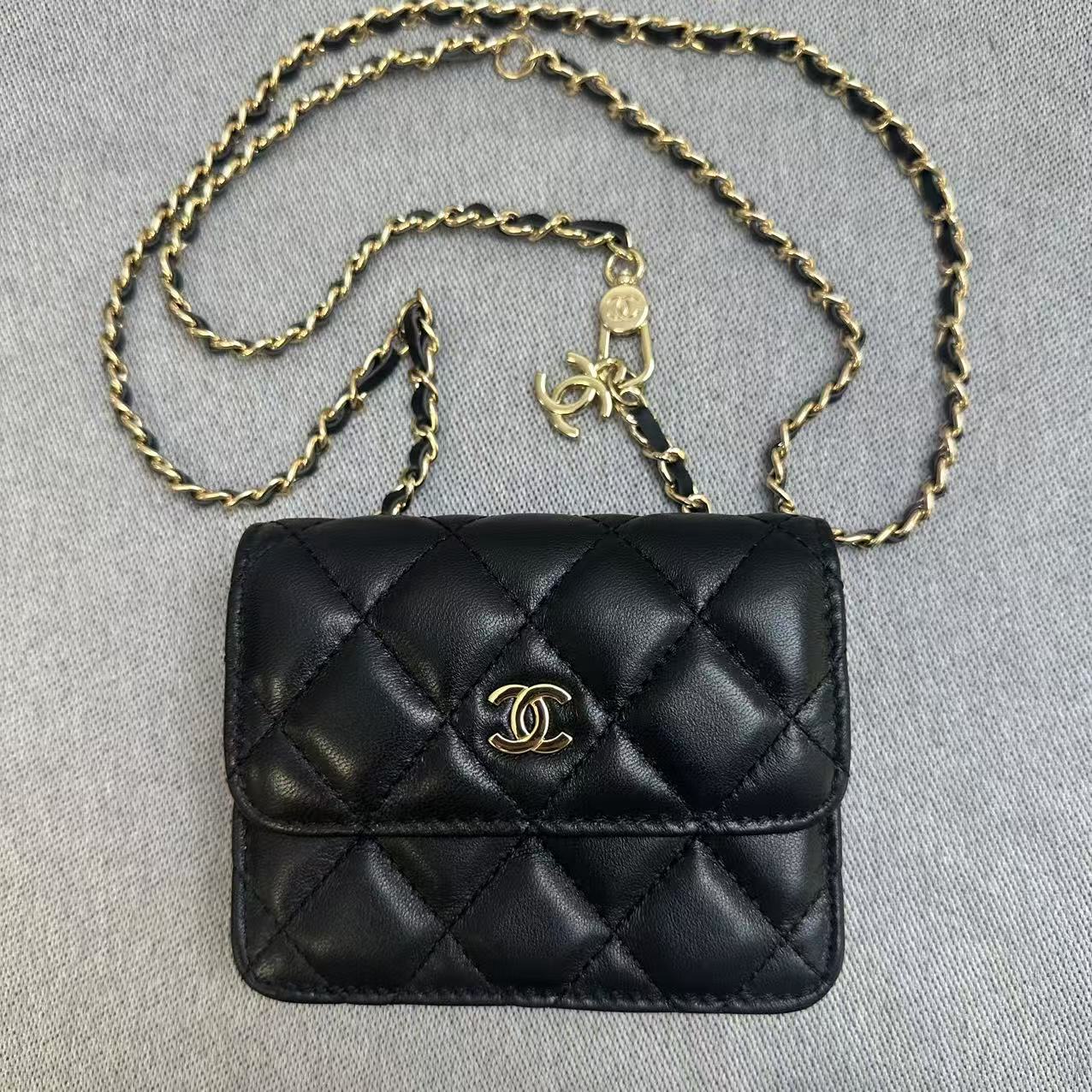 CHANEL シャネル マトラッセ チェーンウォレット ポシェット ココマーク ショルダーバッグ