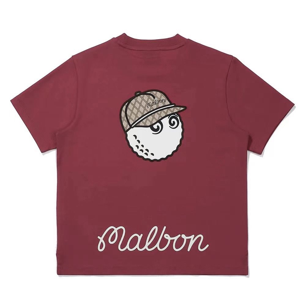 말본 Malbon golf 골프 웨어 티셔츠 