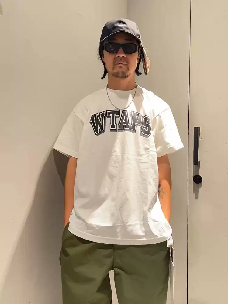 [Copy][Copy]WTAPS（ダブルタップス） Tシャツ 半袖 コットン ホワイト ブラック