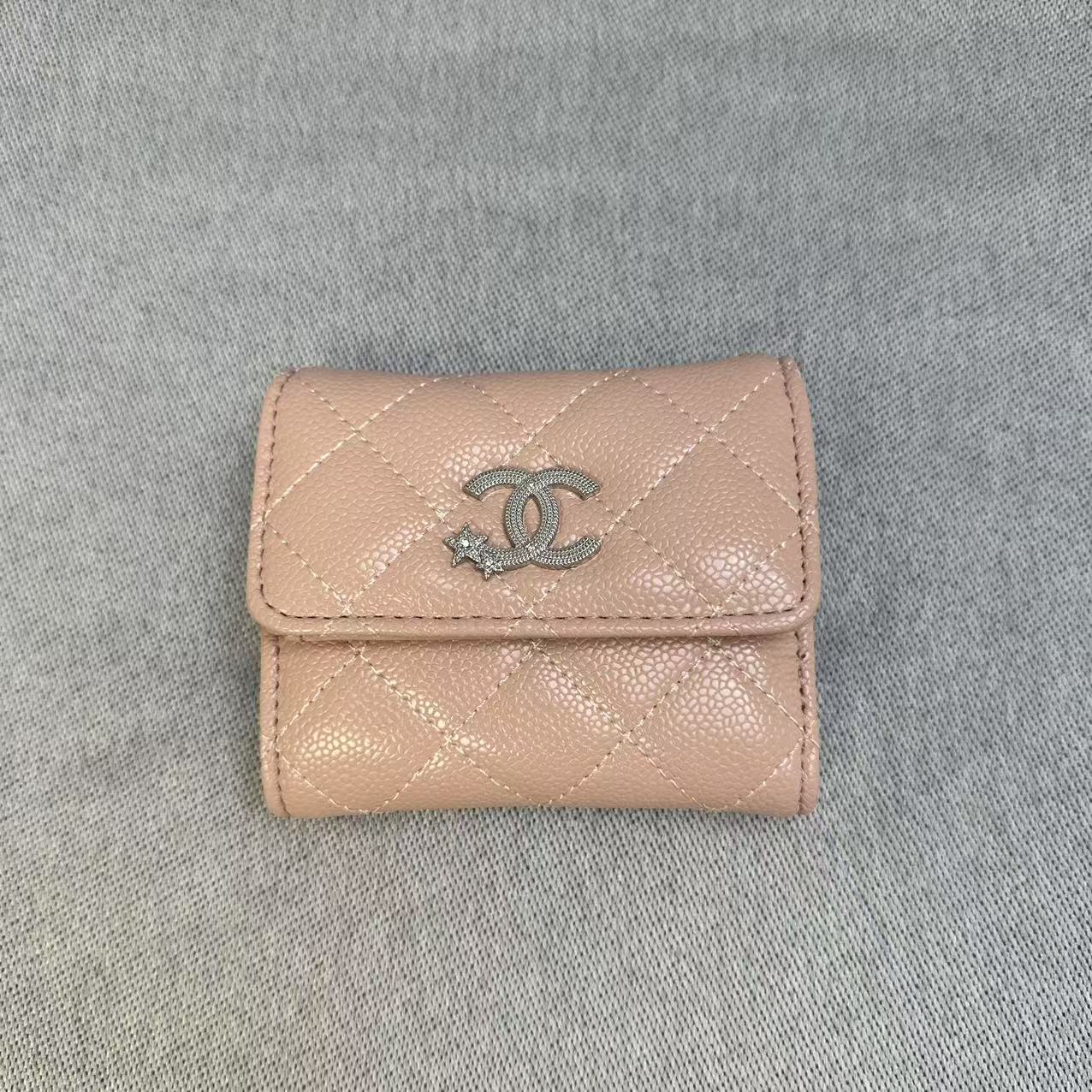 シャネル CHANEL 三つ折り財布 スモール フラップ ウォレット 財布 スター 星 
