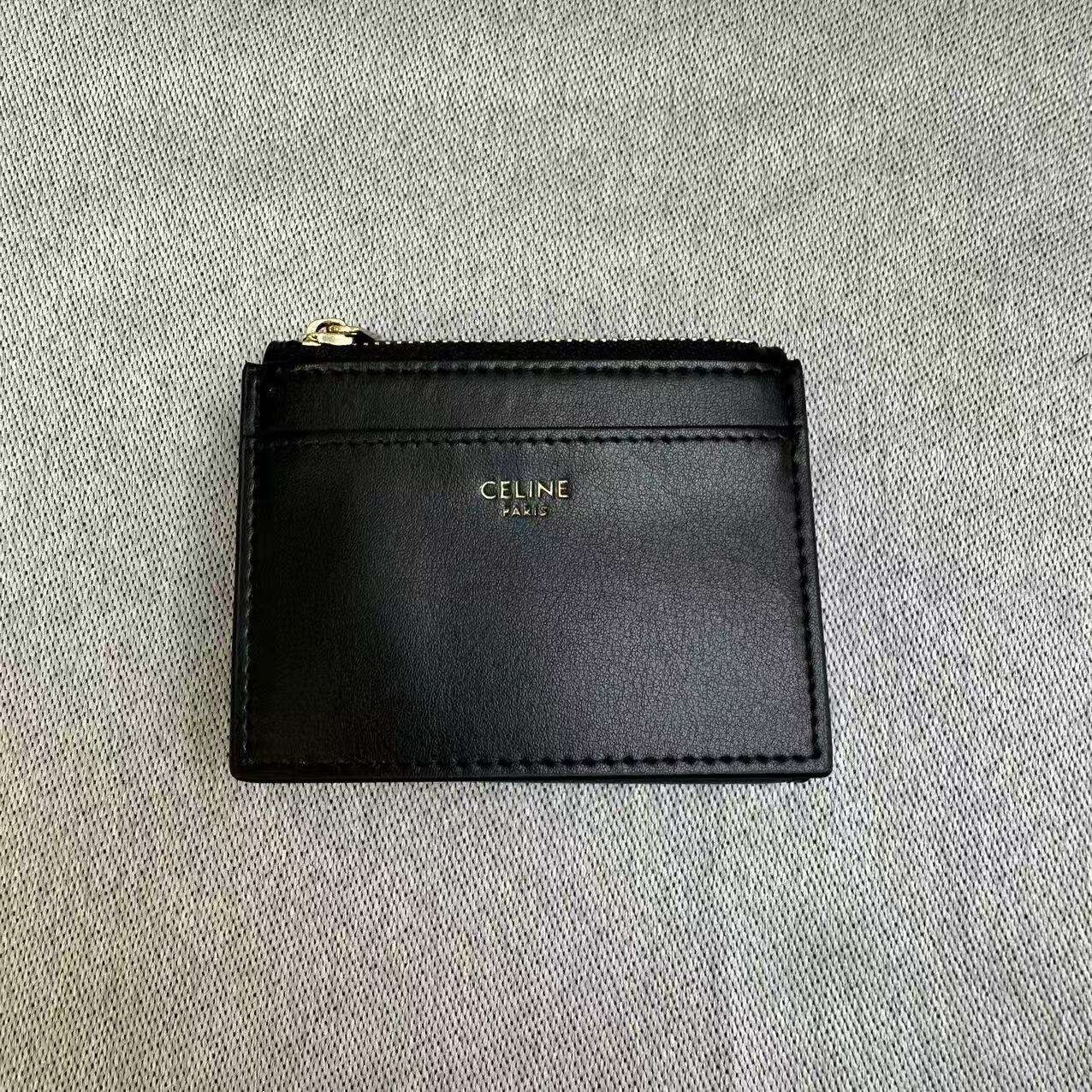 CELINE セリーヌ 折り財布 スモール トリフォールドウォレット レザー ミニ財布 小銭入れあり