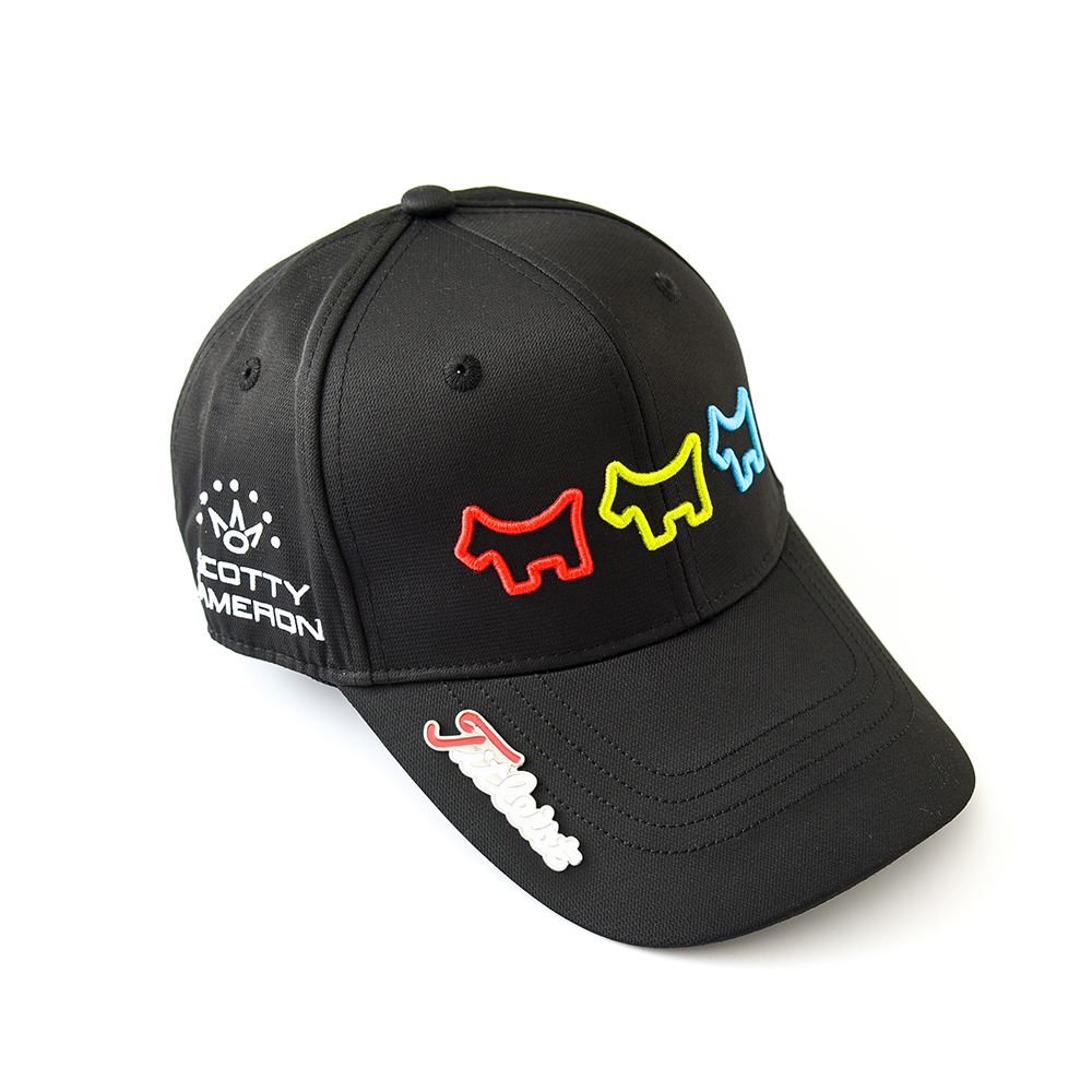 タイトリストTitleist ゴルフキャップ プレーヤーズ ボールマーカーキャップ マーク付き ユニセックス ブラック ホワイト ネイビー