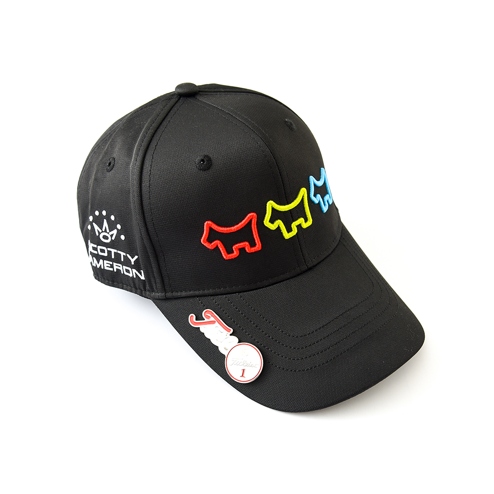 タイトリストTitleist ゴルフキャップ プレーヤーズ ボールマーカーキャップ マーク付き ユニセックス ブラック ホワイト ネイビー