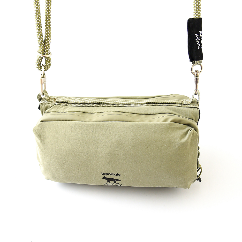 MAISON KITSUNE x TOPOLOGIE トポロジー メゾンキツネ  Bottle Sacoche ボトルサコッシュ ナイロンバッグト ショルダーバッグ バッグ