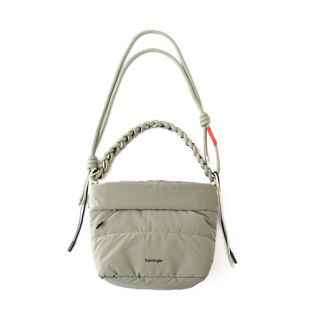 Topologie トポロジー Besace べサス ショルダーバッグ ボディバッグ ストラップ付き スタイリッシュ  レディース メンズ ブラック オフホワイト モスグリーン