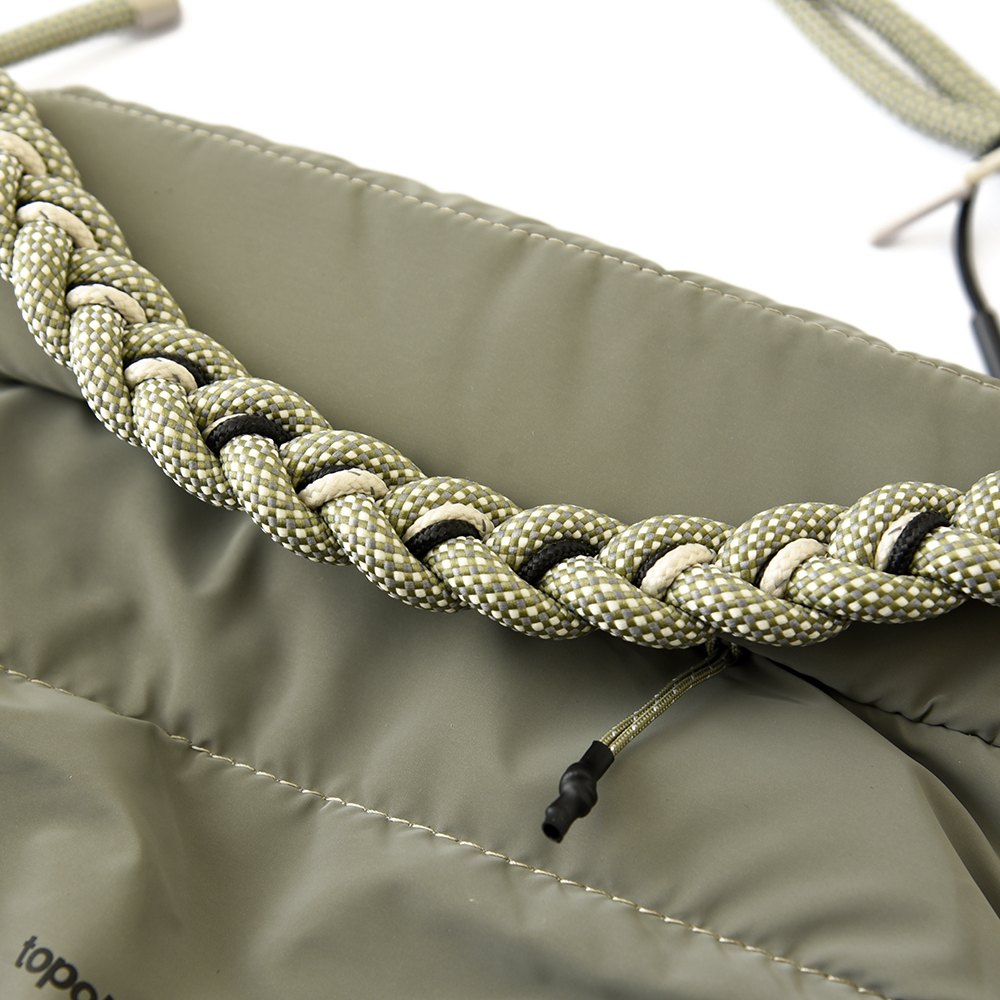 Topologie トポロジー Besace べサス ショルダーバッグ ボディバッグ ストラップ付き スタイリッシュ  レディース メンズ ブラック オフホワイト モスグリーン