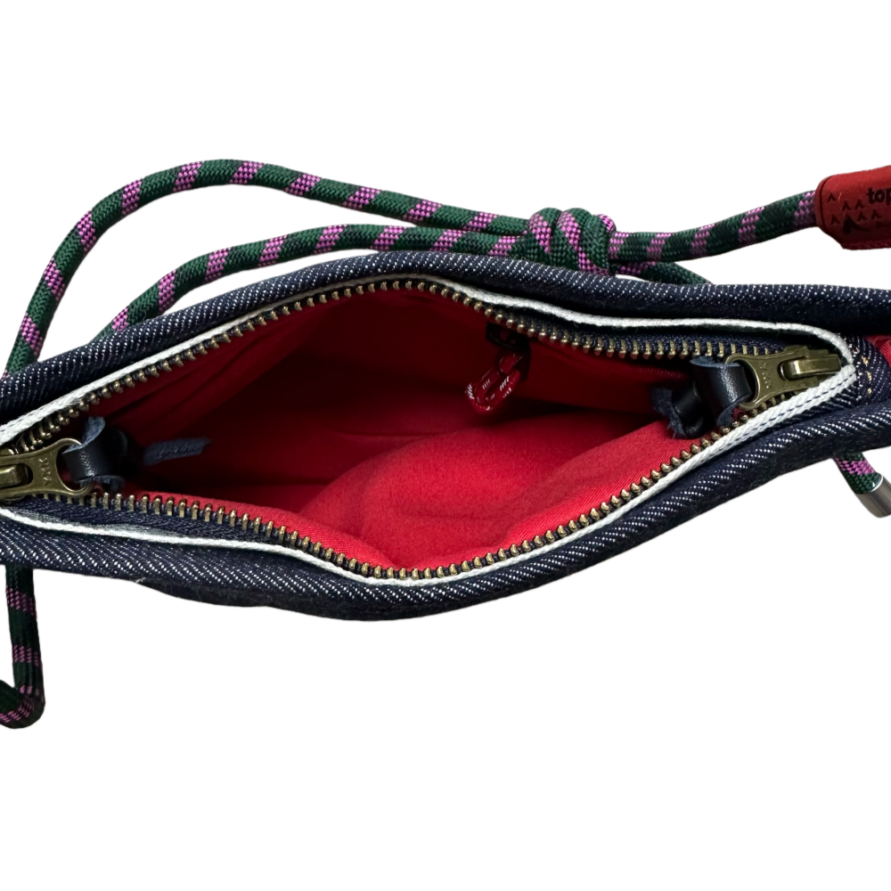 A.P.C. x Topologie Besace トポロジー クロスボディバッグ ショルダーバッグ ベサス バッグ ストラップ付き デニム メンズ レディース　