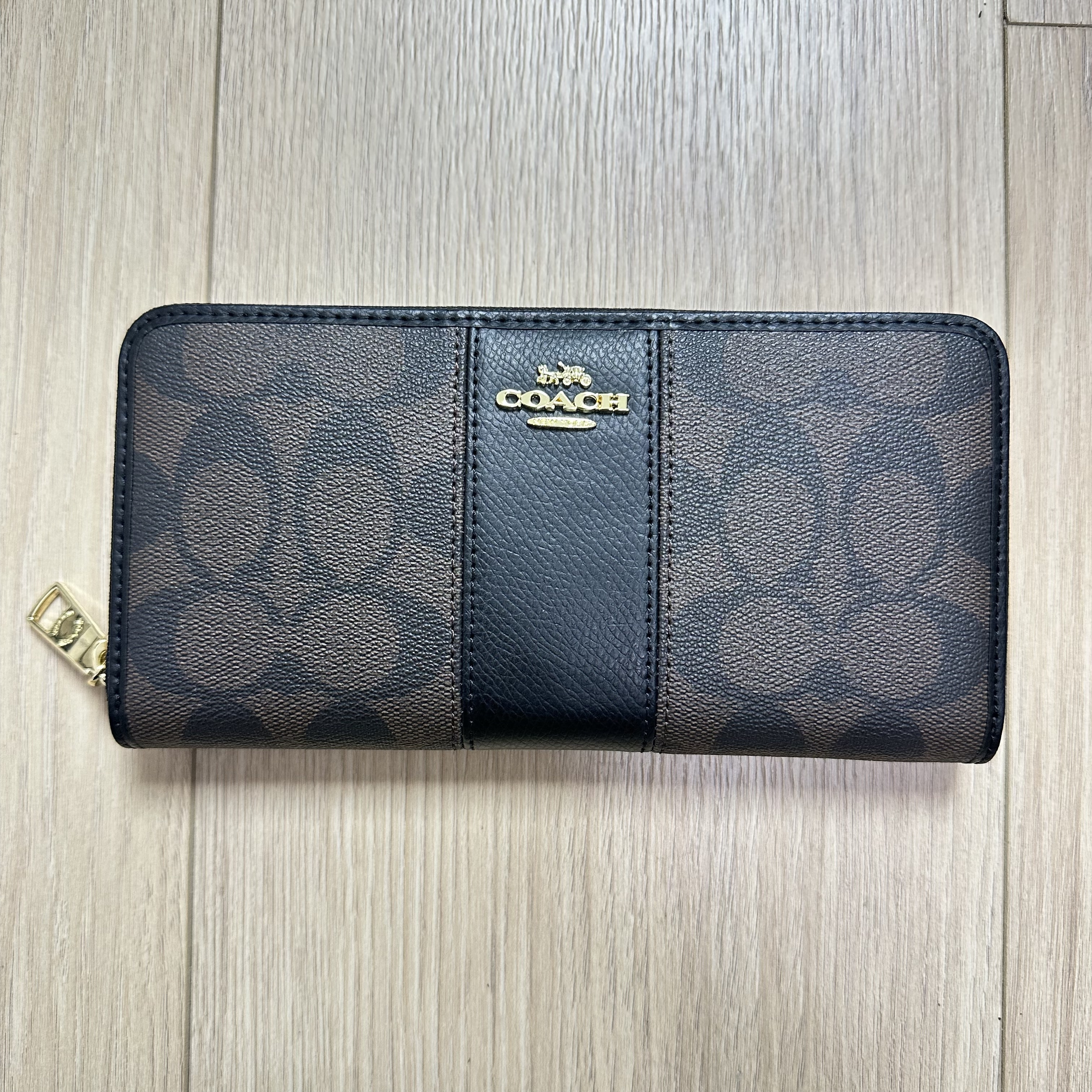 COACH [コーチ] 財布(長財布) ペチュニア ラグジュアリー ペブルド レザー