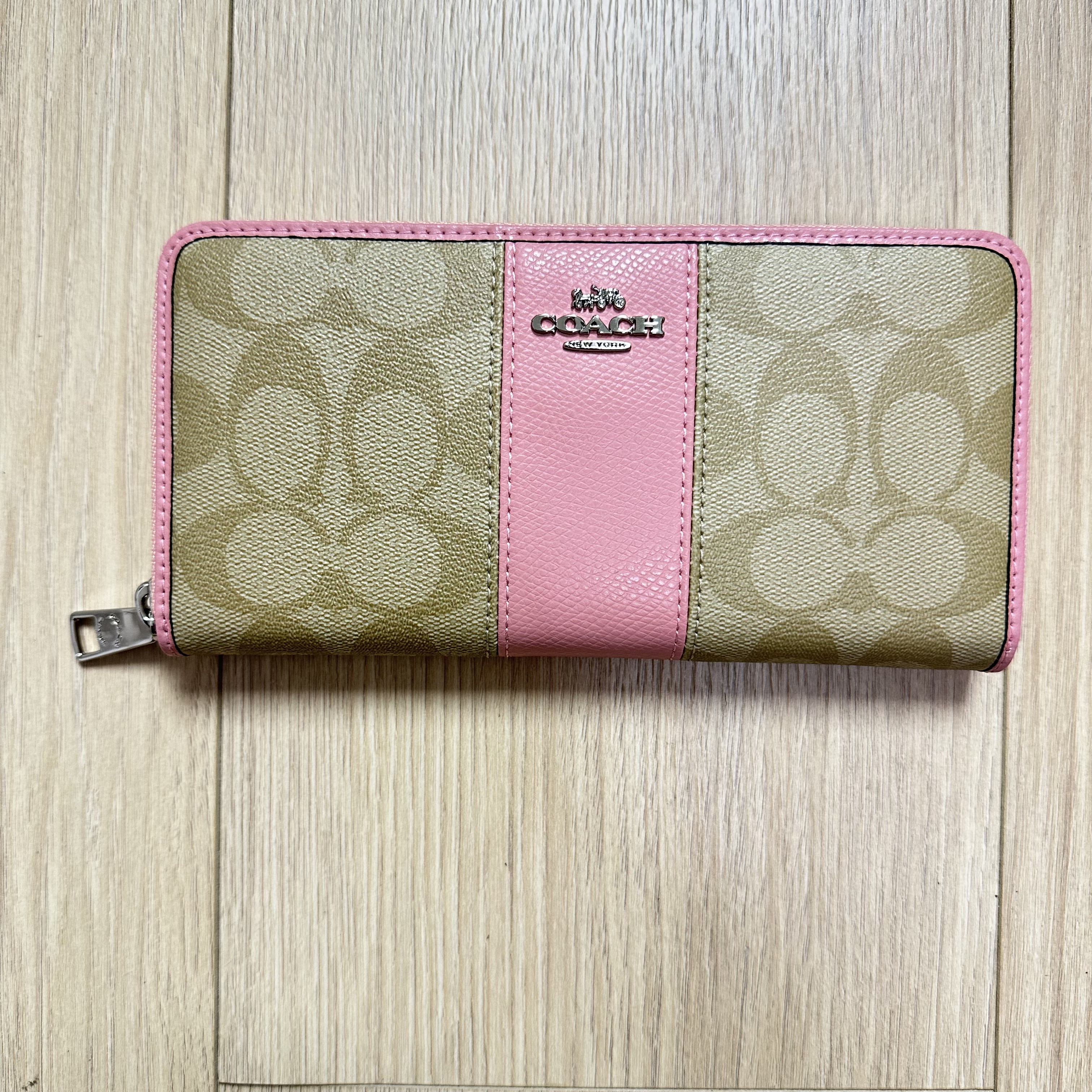 COACH [コーチ] 財布(長財布) ペチュニア ラグジュアリー ペブルド レザー