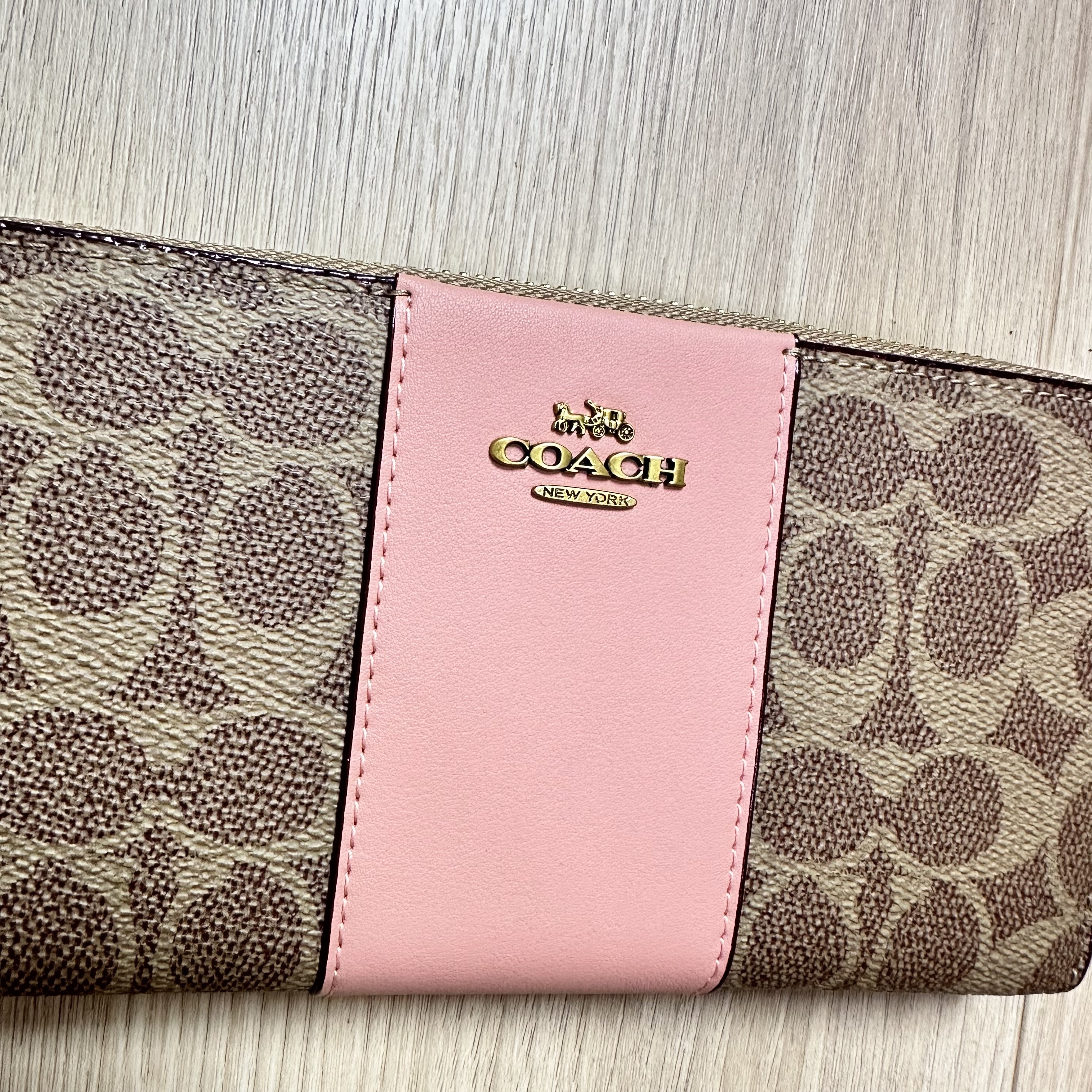 COACH [コーチ] 財布(長財布) ペチュニア ラグジュアリー ペブルド レザー