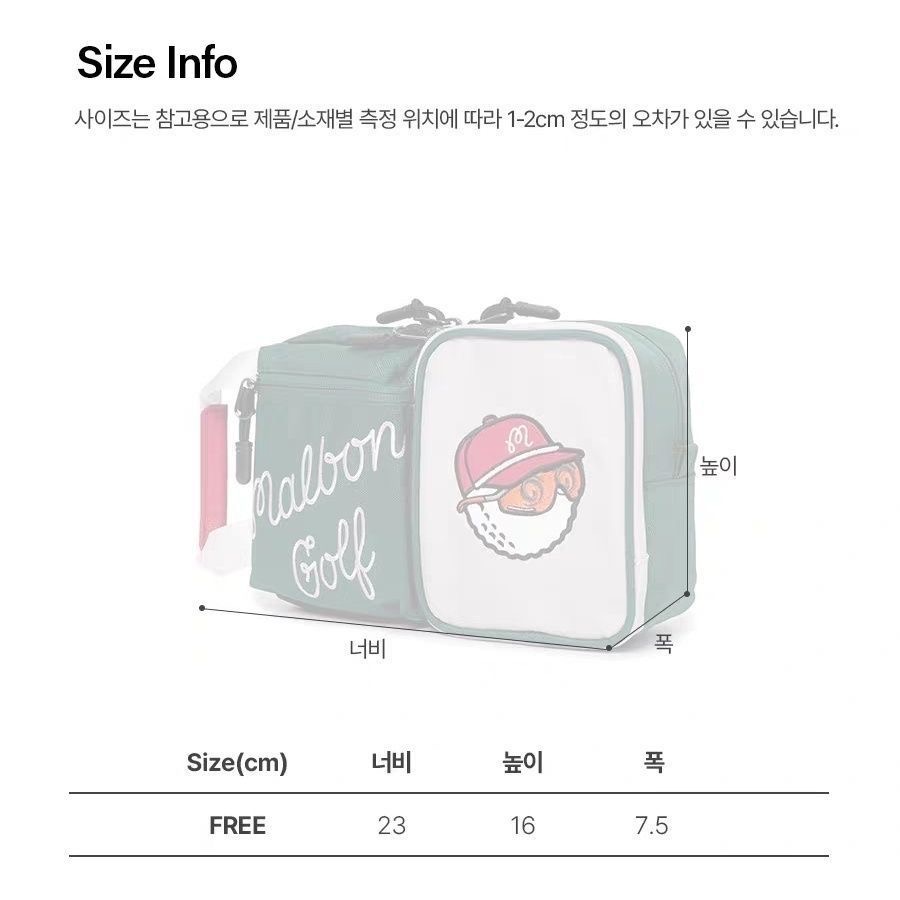 말본 골프 파우치 멀티 수납 파우치 골프용품 가방