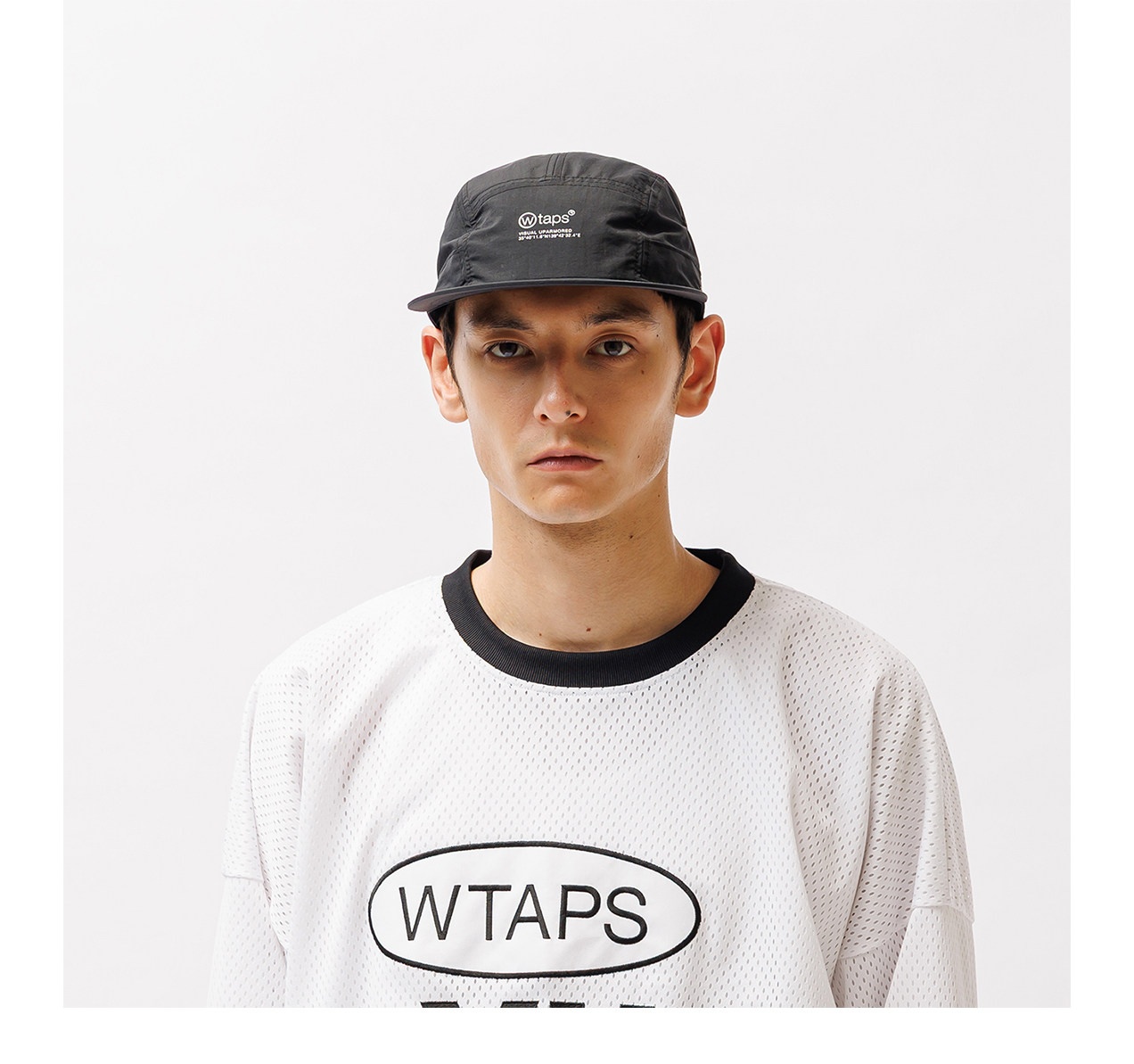 WTAPS ダブルタップス ベースボールキャップ プリント ナイロン メンズ UVカット アウトドア