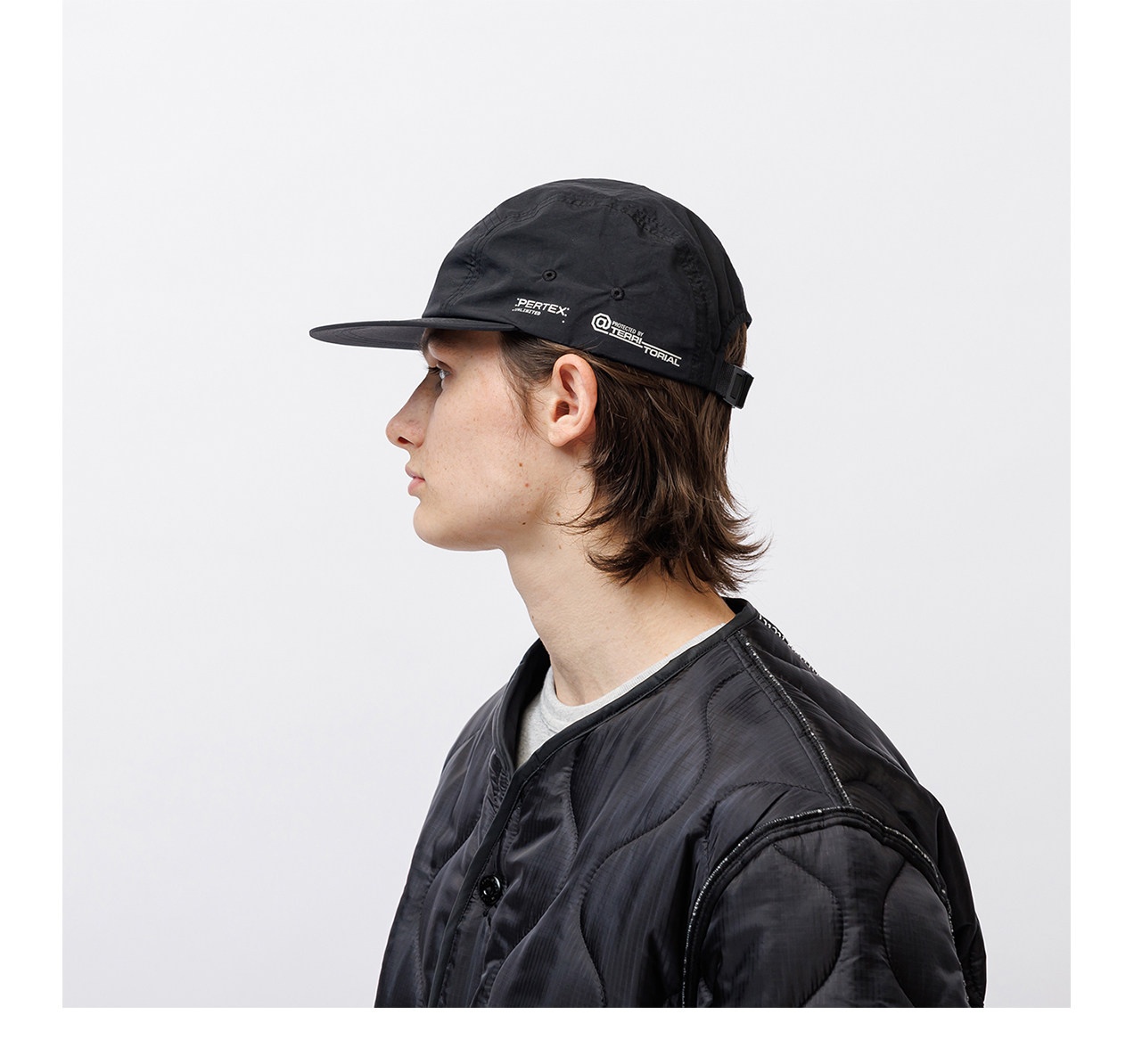 WTAPS ダブルタップス ベースボールキャップ ロゴプリント ナイロン メンズ UVカット アウトドア