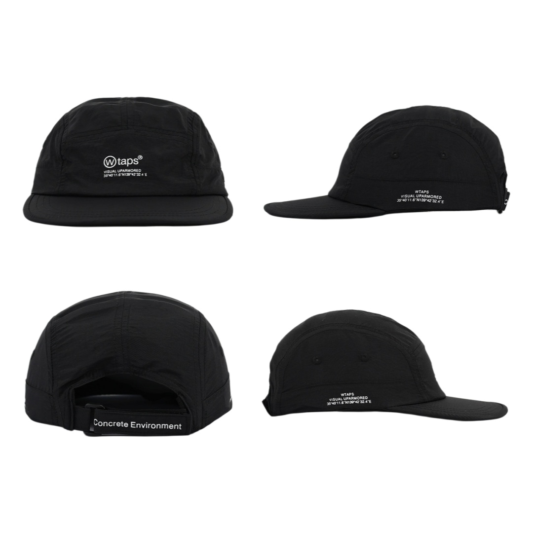 WTAPS ダブルタップス ベースボールキャップ プリント ナイロン メンズ UVカット アウトドア