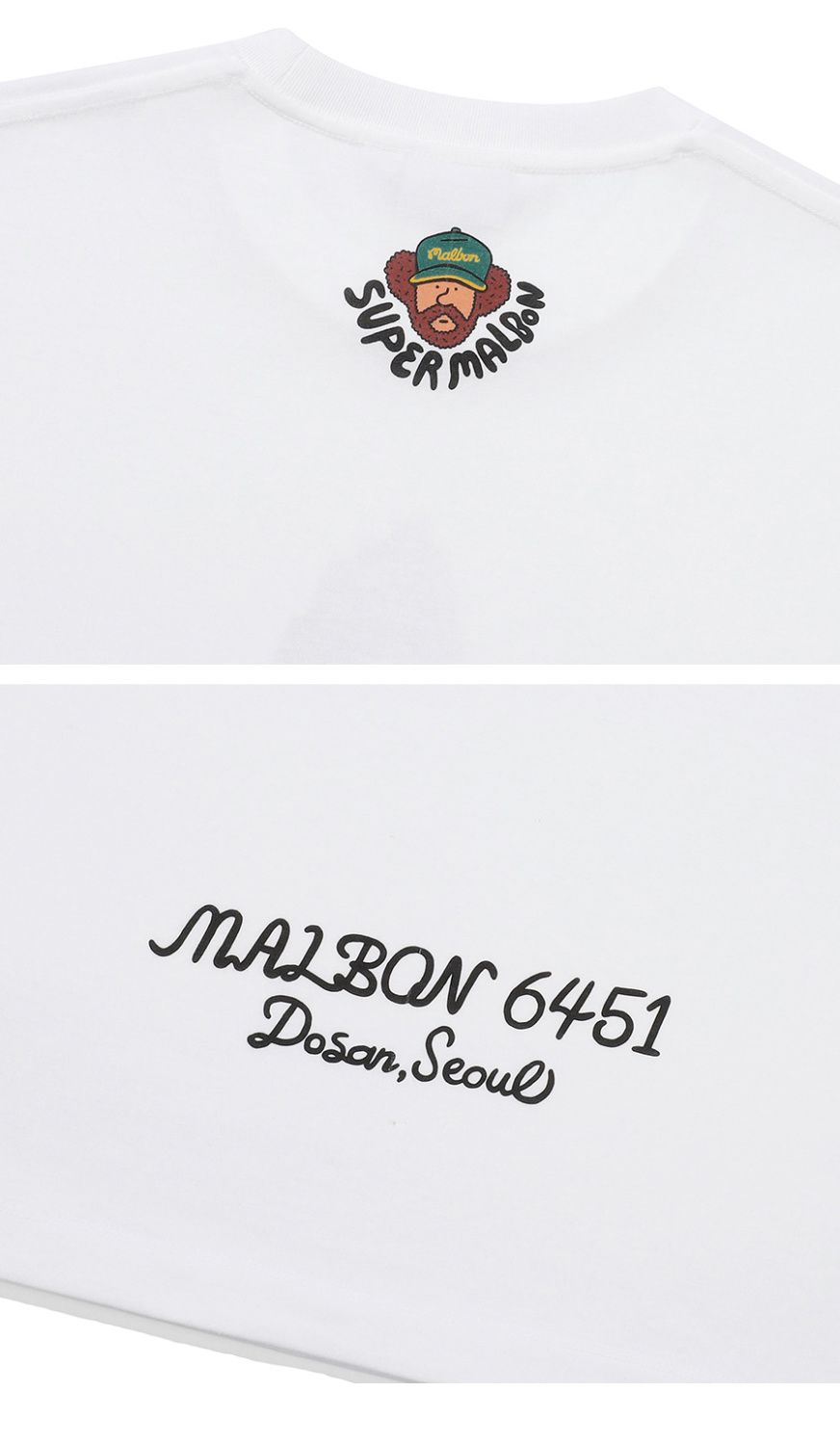 말본 Malbon golf 골프 웨어 티셔츠 
