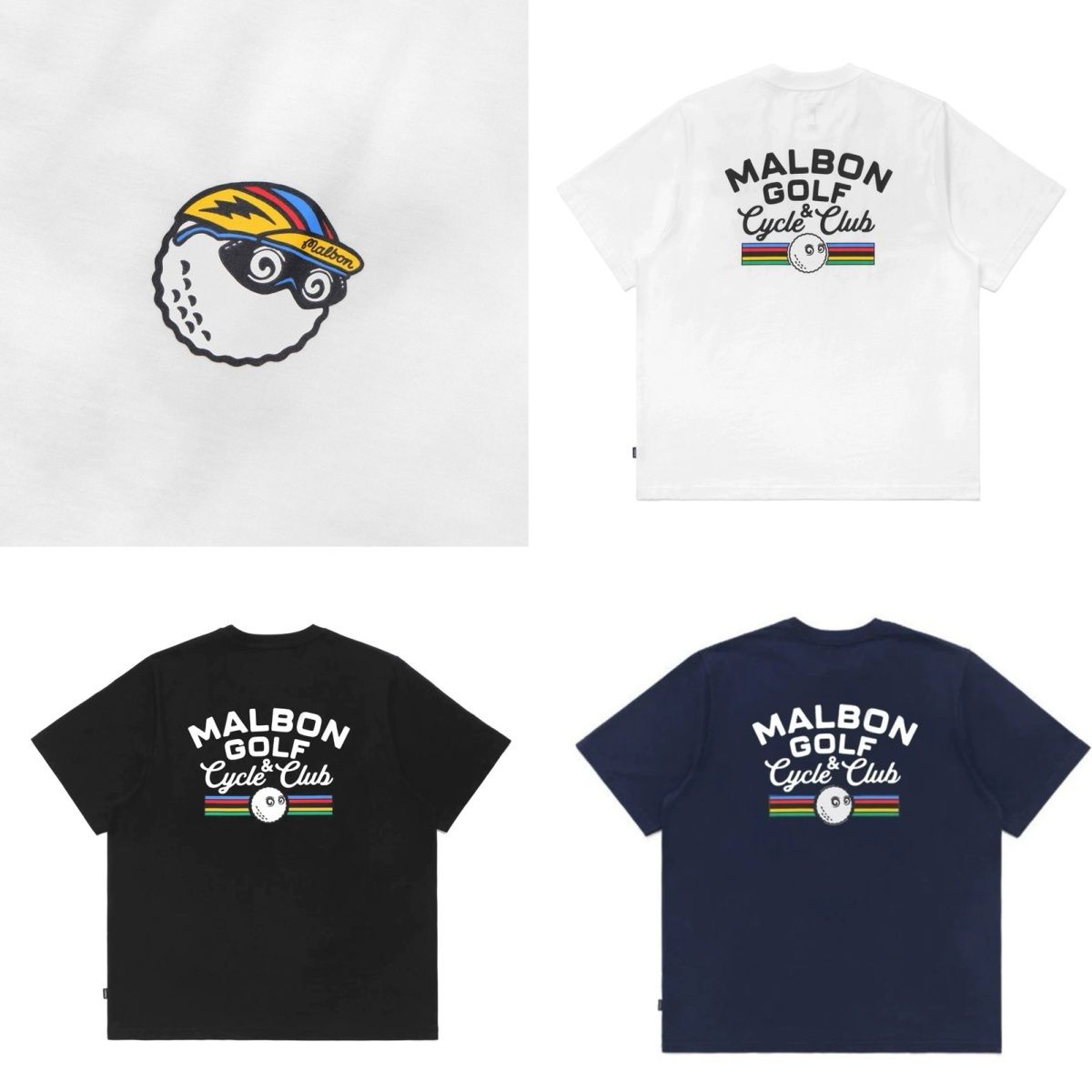 말본 Malbon golf 골프 웨어 티셔츠