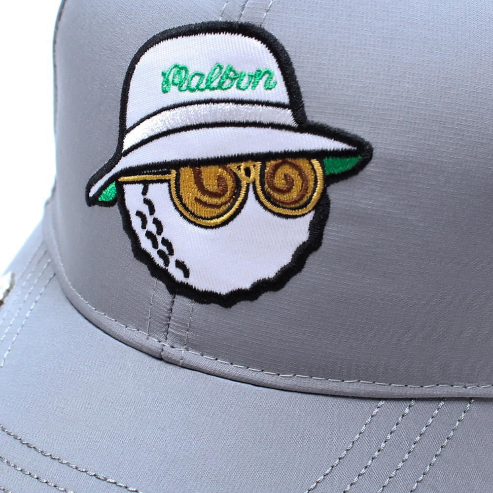 マルボンキャップ メンズ ゴルフ 帽子 UVカット 紫外線対策 日焼け防止 深め つば広 ベースボールキャップ ロゴキャップ スポーツ