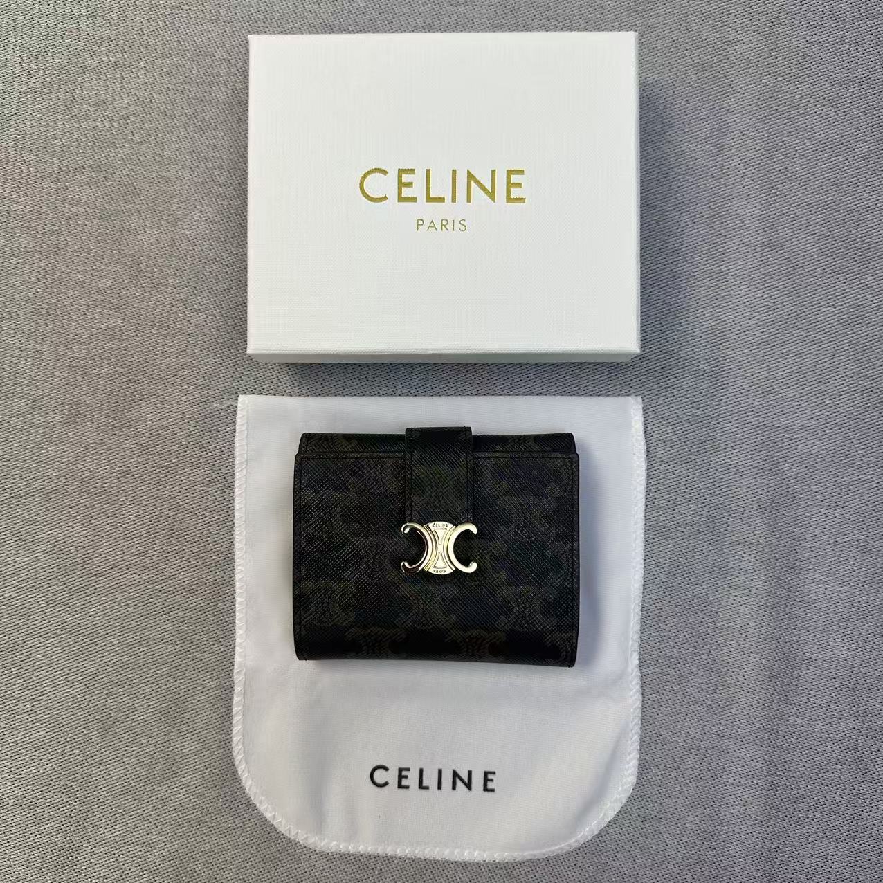 CELINE セリーヌ レディース財布 二つ折り財布 小物入れ 軽量