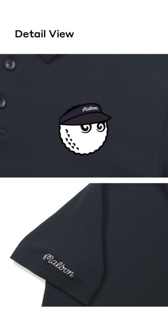 말본 Malbon golf  골프 웨어 티셔츠