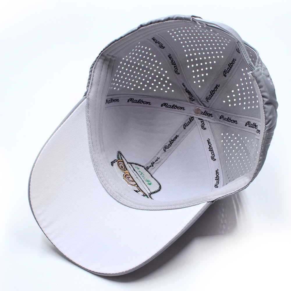 マルボンキャップ メンズ ゴルフ 帽子 UVカット 紫外線対策 日焼け防止 深め つば広 ベースボールキャップ ロゴキャップ スポーツ