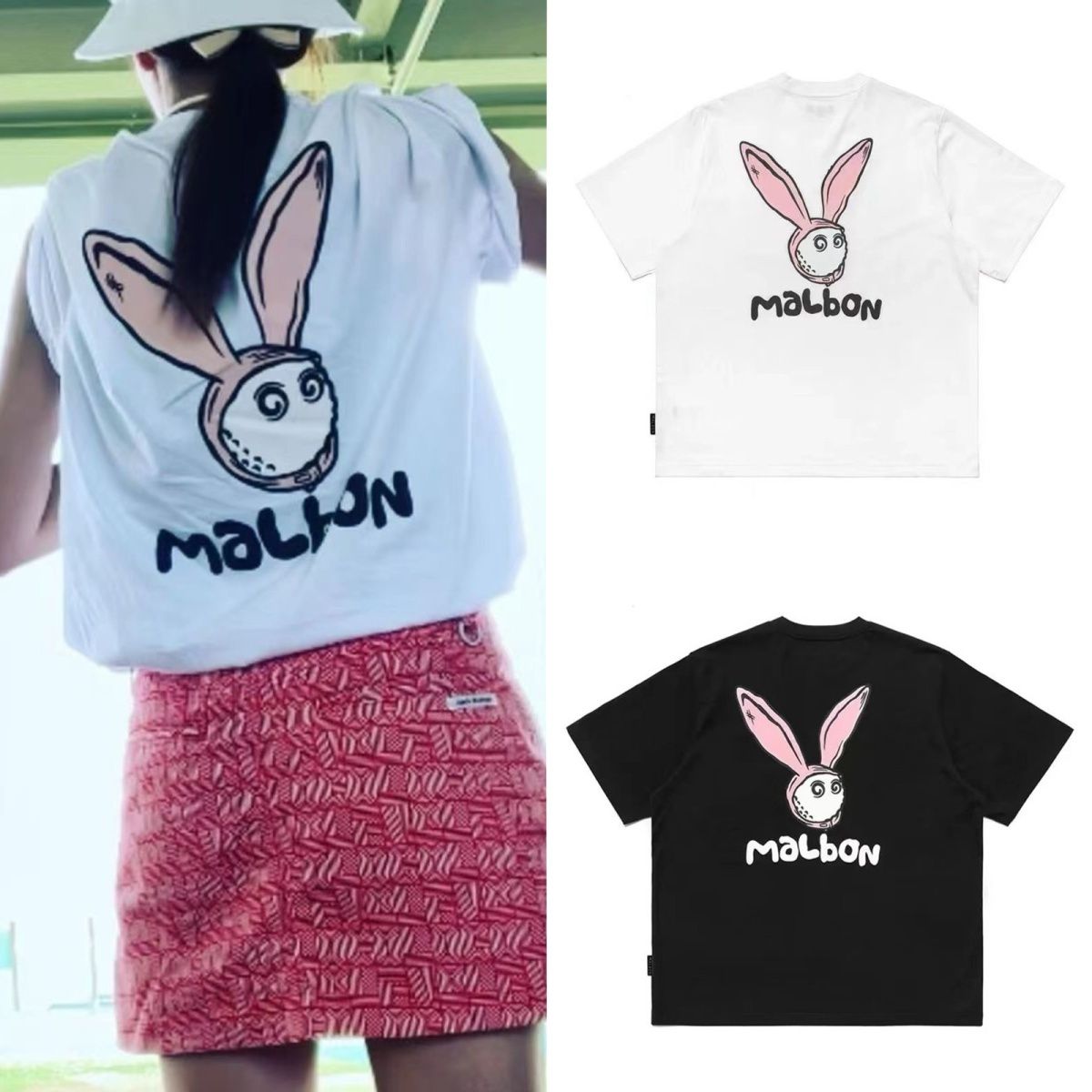말본 Malbon golf 골프웨어 티셔츠 