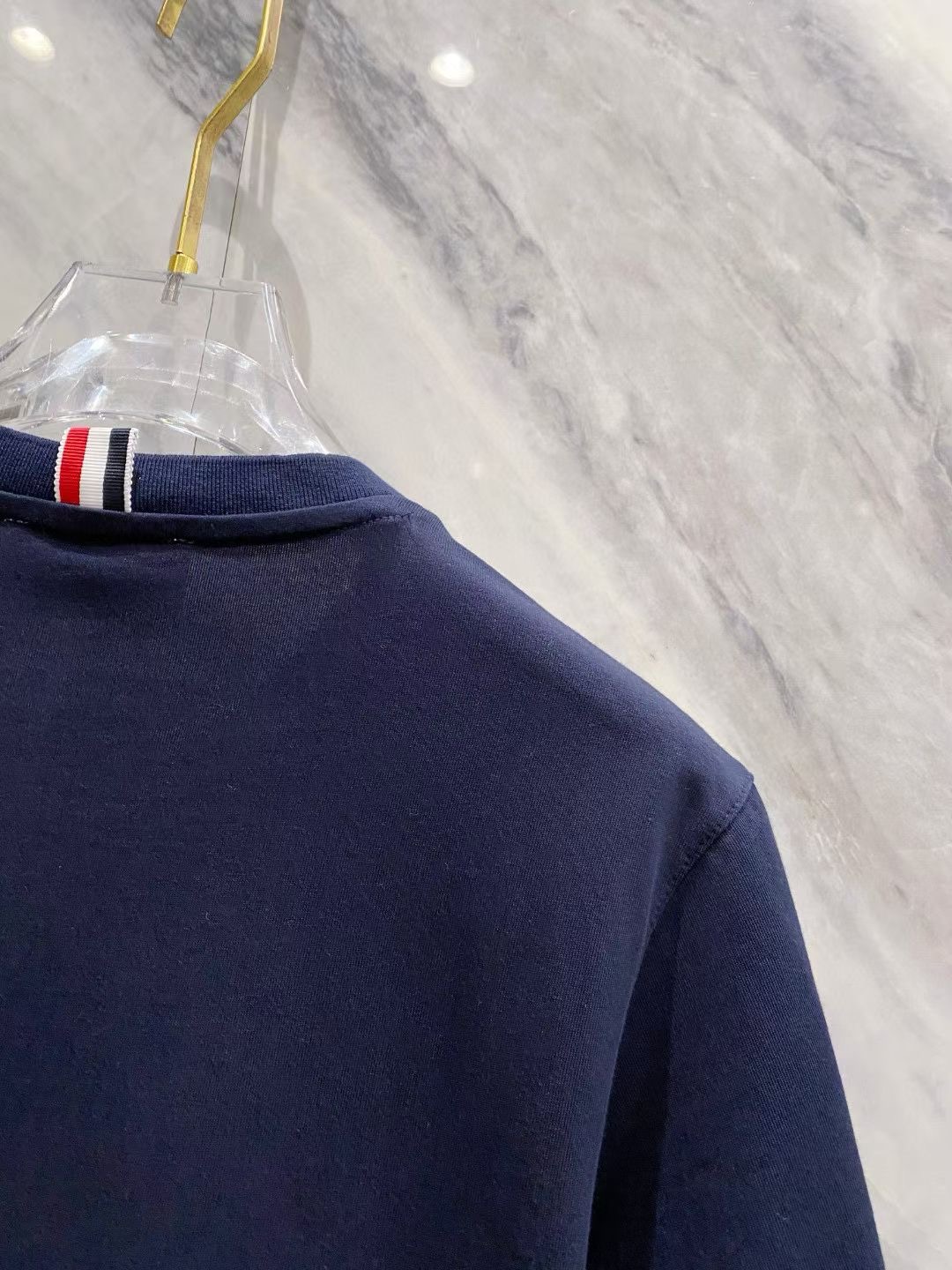 톰브라운 Thom Browne 4바 스트라이프 투톱 반팔 티셔츠 남녀공용