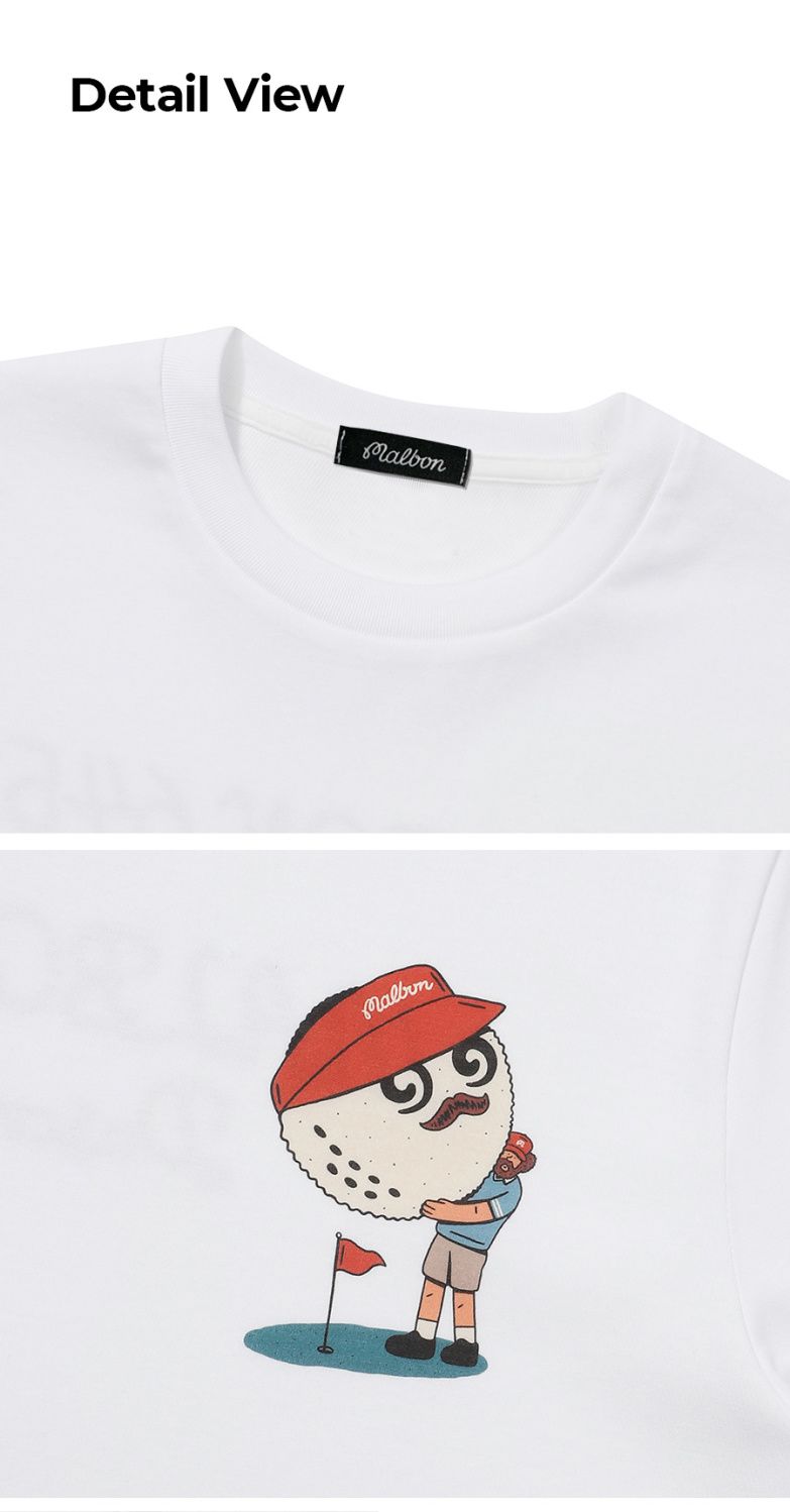 말본 Malbon golf 골프  웨어 티셔츠 