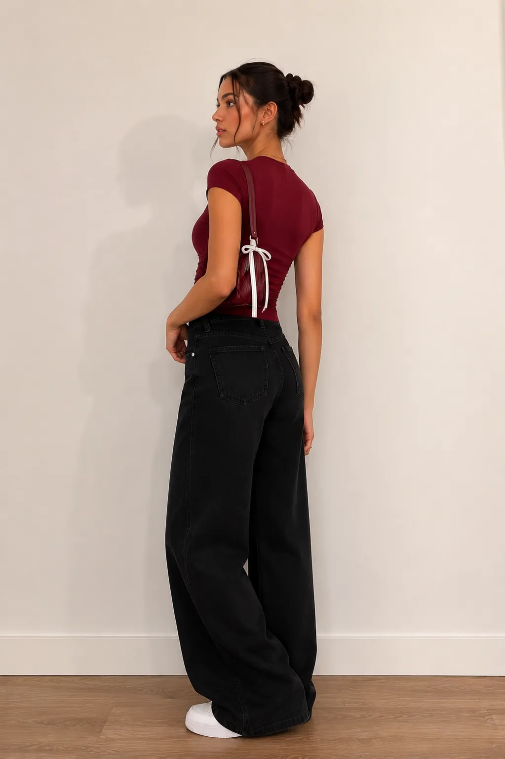 Black Mischief Vintage-Inspired Baggy Jeans