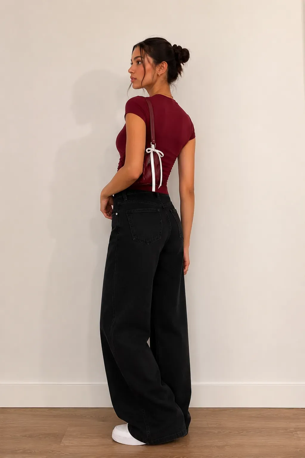 Black Mischief Vintage-Inspired Baggy Jeans