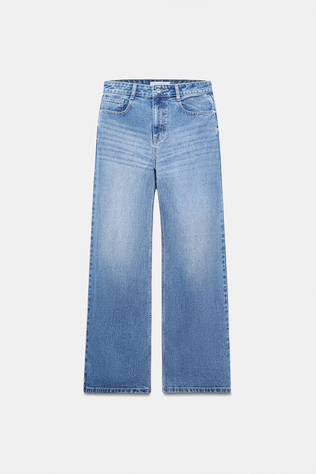 Y2K High-Rise Straight Jeans