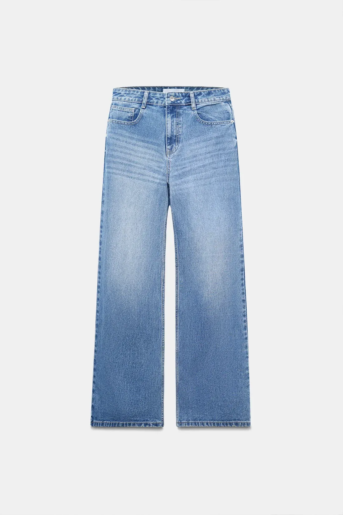 Y2K High-Rise Straight Jeans