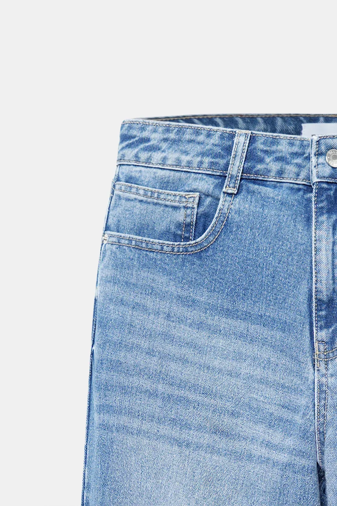 Y2K High-Rise Straight Jeans