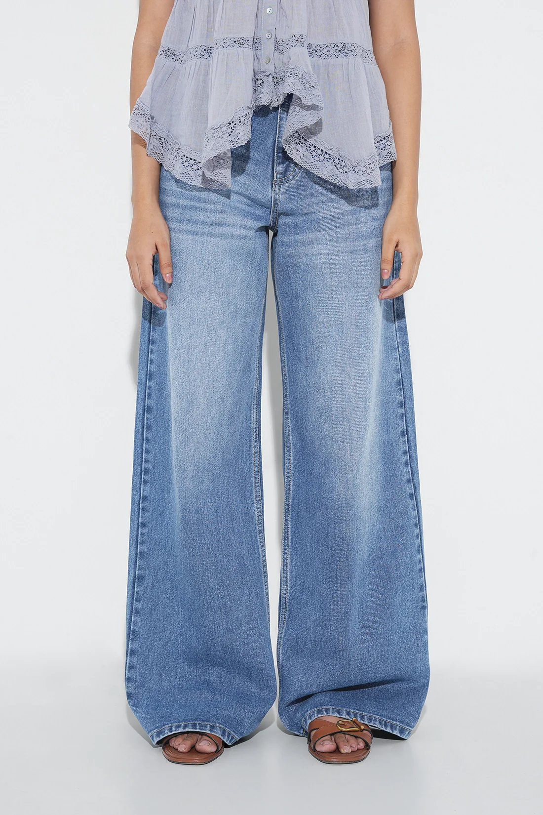 Y2K High-Rise Straight Jeans