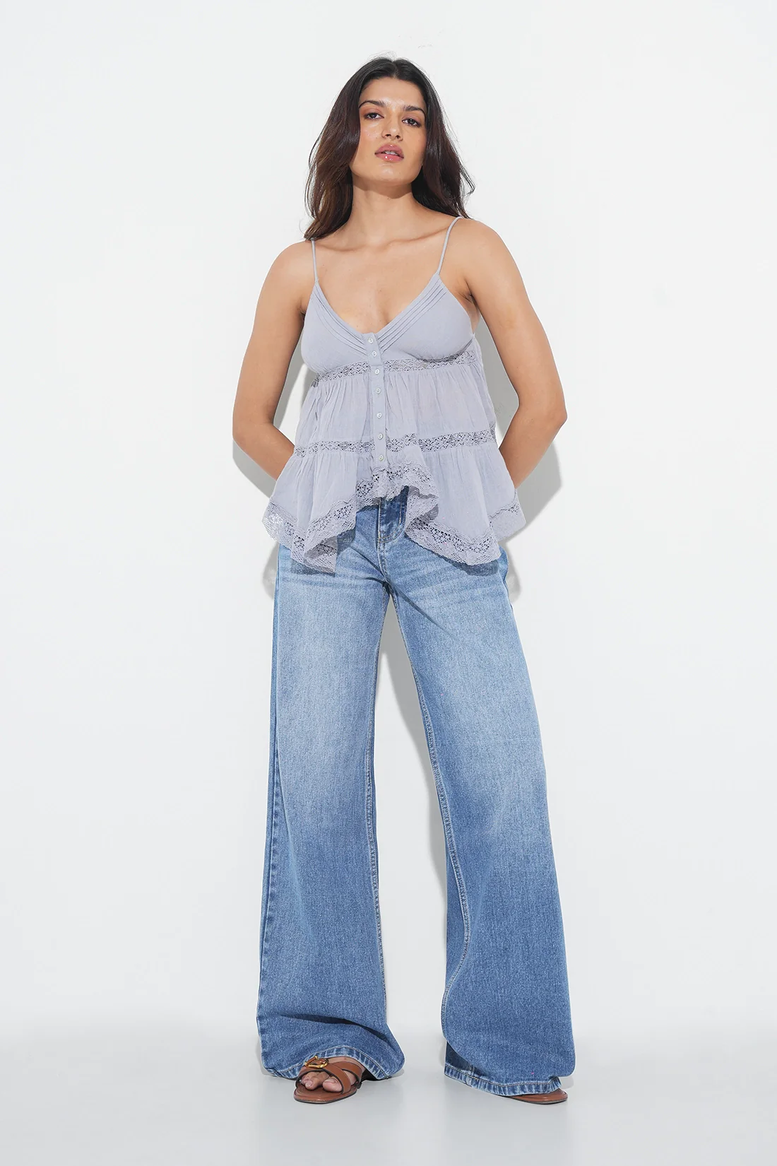 Y2K High-Rise Straight Jeans