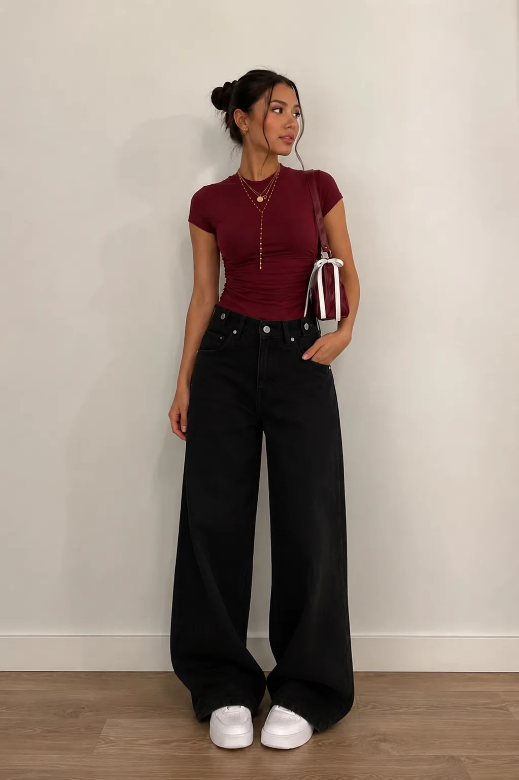Black Mischief Vintage-Inspired Baggy Jeans