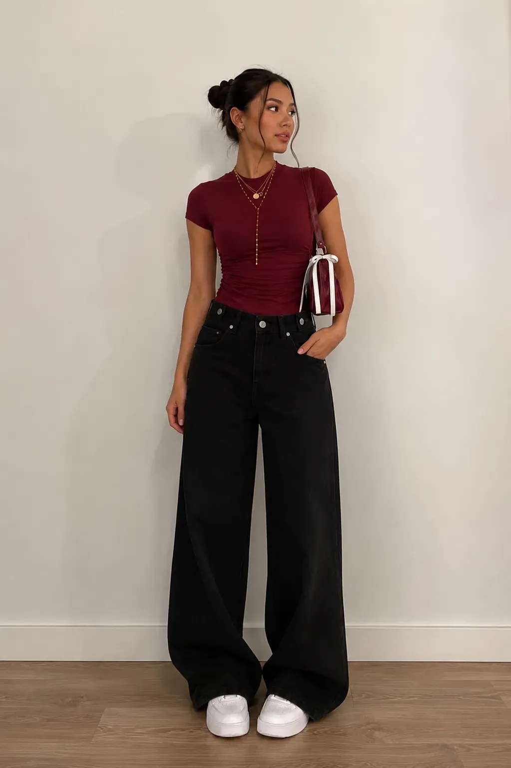 Black Mischief Vintage-Inspired Baggy Jeans