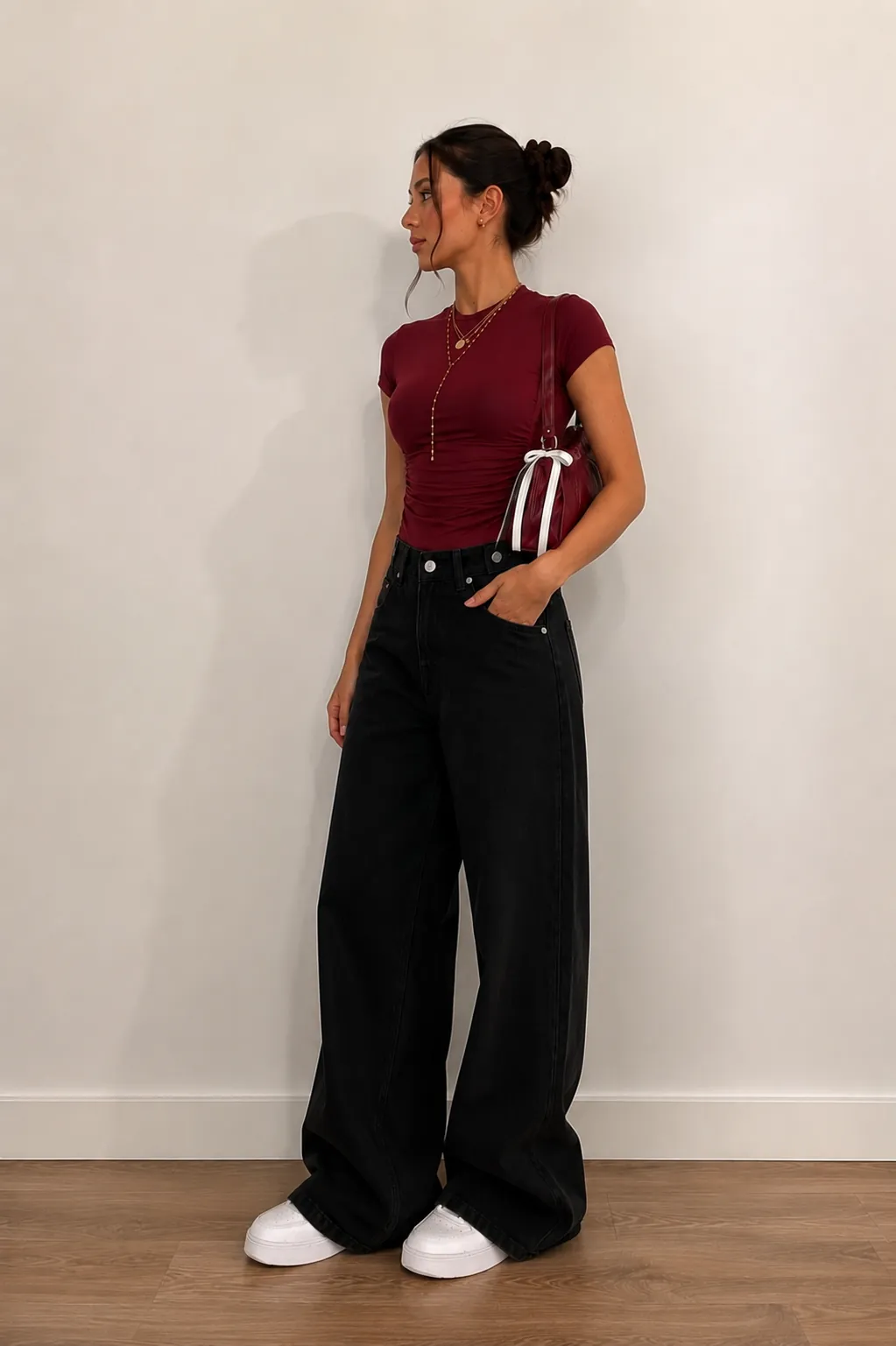 Black Mischief Vintage-Inspired Baggy Jeans