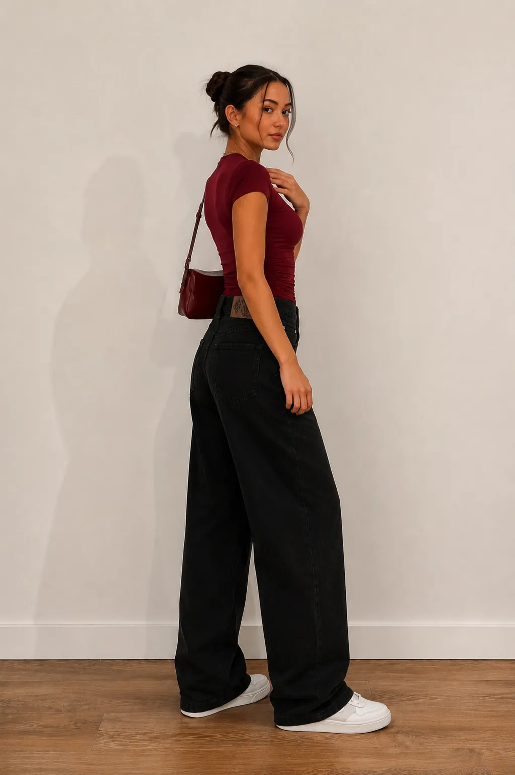 Black Mischief Vintage-Inspired Baggy Jeans